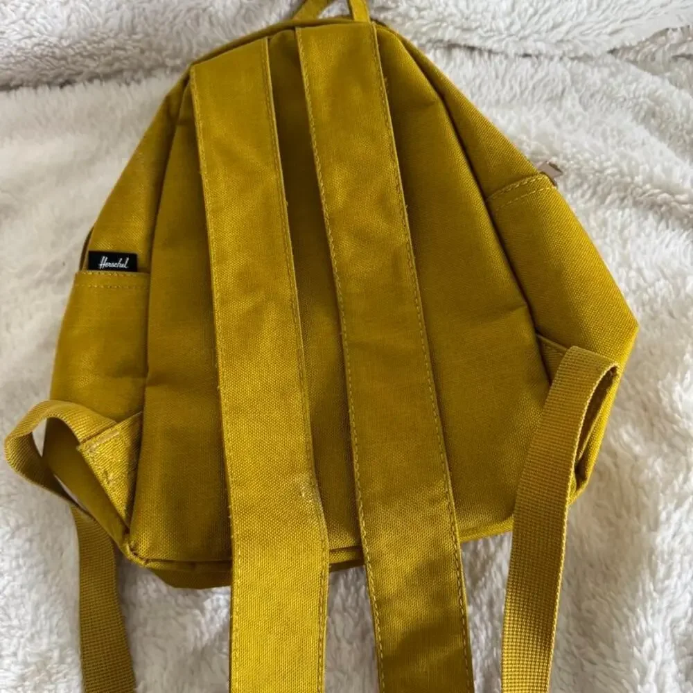 Herschel Supply Co Classic Mini Backpack Mustard Yellow Canvas Daypack